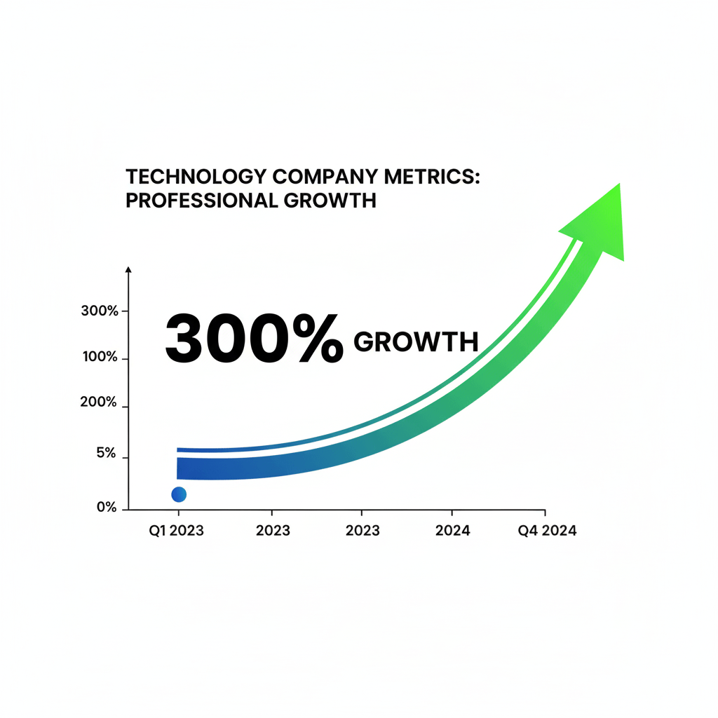 Public Relations for Technology Companies case study showing 300% growth through strategic PR campaigns