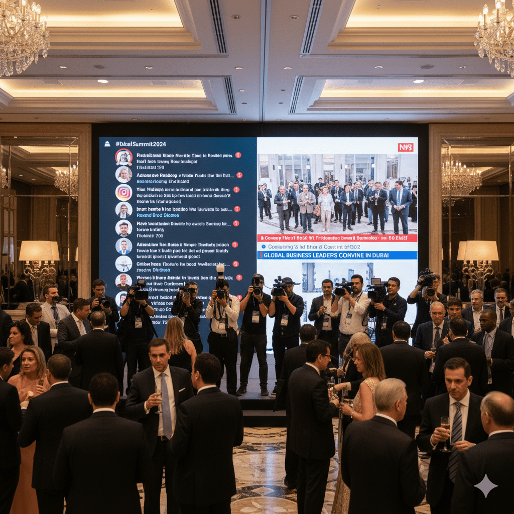PR Agency in Dubai executing high-impact event with guaranteed media coverage