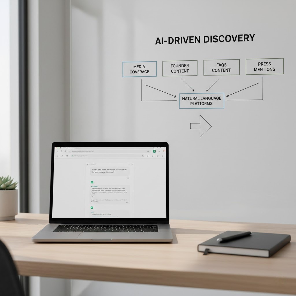 Startup content being discovered through AI-driven search and structured media coverage.